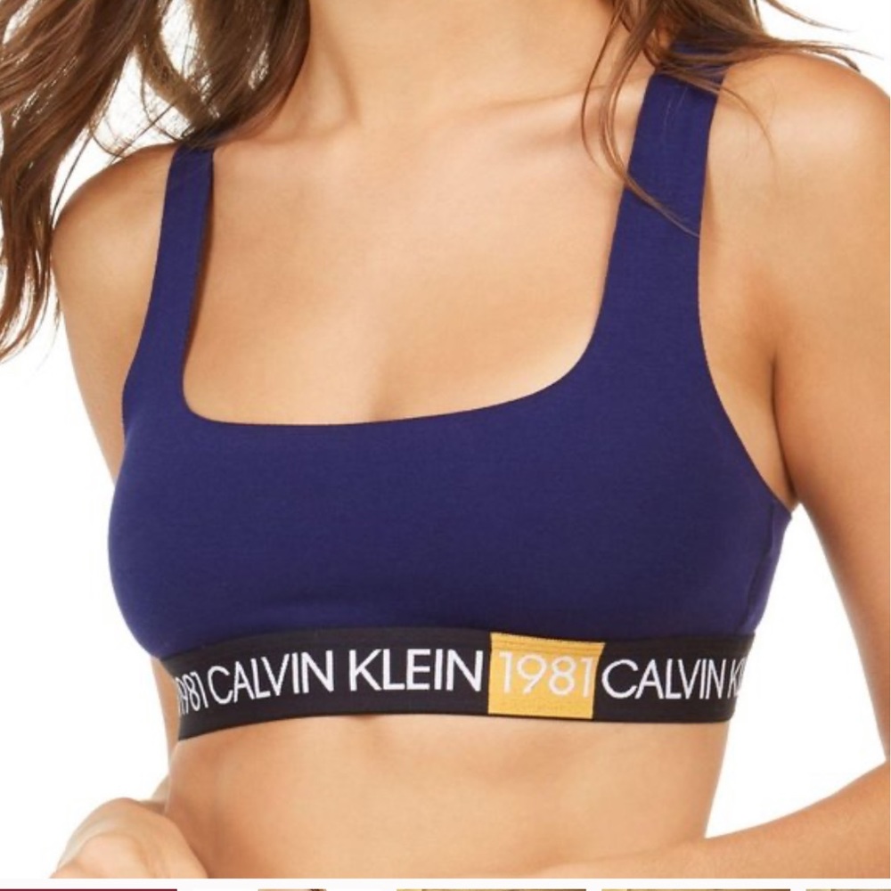 CK Women's 1981 Bold Logo Unlined Underwear Set - Picture 3 of 6